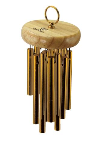 Tycoon 12 Gold-plated Chimes on Siam Oak Bar