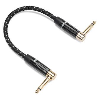 Samson Tourtek Pro Woven Fabric Patch Cable With 2 Right Angle Connectors