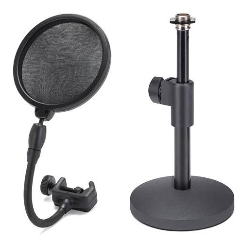Samson MD2/PS05 Microphone Stand and Pop Filter Bundle - Image 2