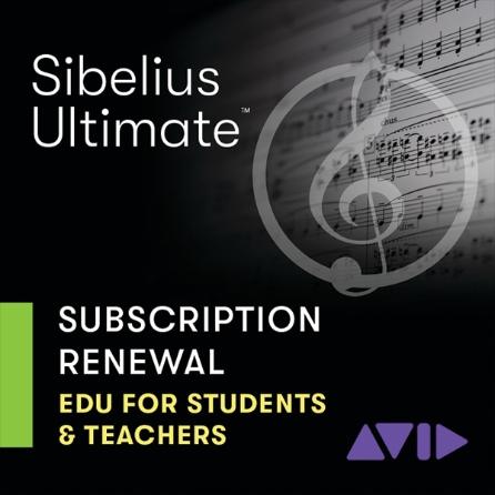 Sibelius Ultimate 1-Year Subscription Renewal (Education)