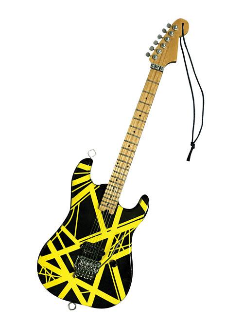 Eddie Van Halen – “bumble Bee” (yellow/black) 6″ Holiday Ornament - Image 2