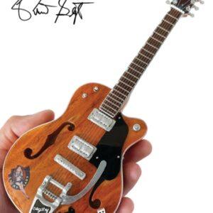 Brian Setzer Nashville Orange Dice Hollow Body Model Miniature Replica