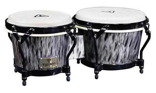 Supremo Select Series Kinetic Steel Finish Bongos - Image 2