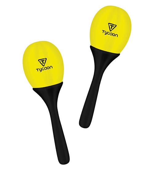 Yellow Little Plastic Maracas - Image 2