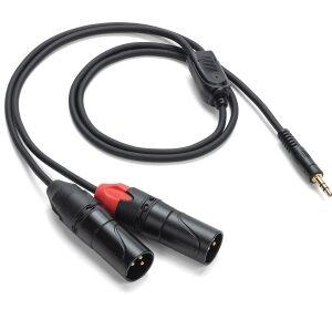 Samson Tourtek Pro – 1/8″ TRS (stereo) To Dual XLR (male) Cable