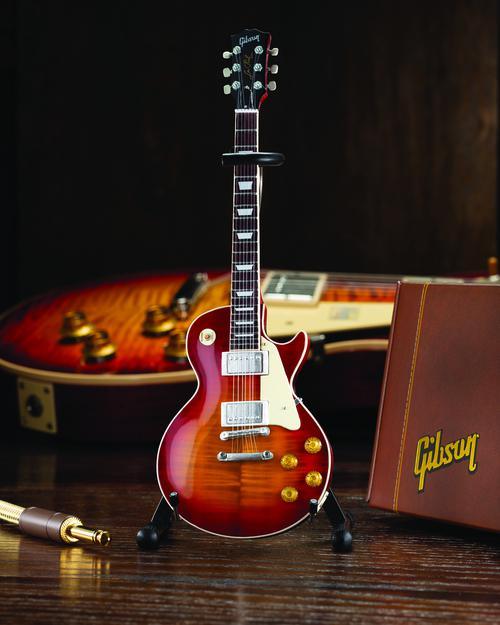 Gibson 1959 Les Paul Standard Cherry Sunburst Mini Guitar Replica - Image 6