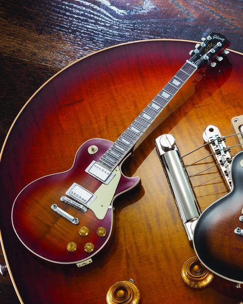 Gibson 1959 Les Paul Standard Cherry Sunburst Mini Guitar Replica - Image 8