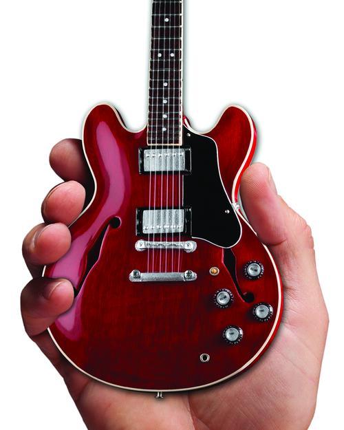 Gibson ES-335 Faded Cherry Mini Guitar Replica - Image 3