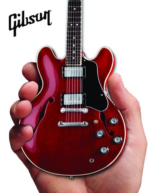 Gibson ES-335 Faded Cherry Mini Guitar Replica - Image 6