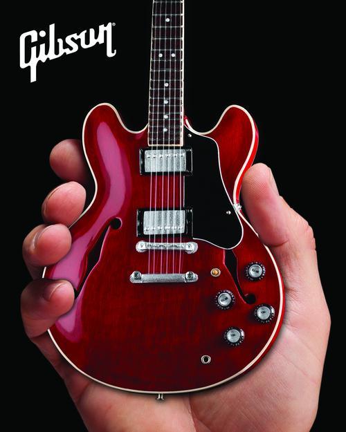 Gibson ES-335 Faded Cherry Mini Guitar Replica - Image 8