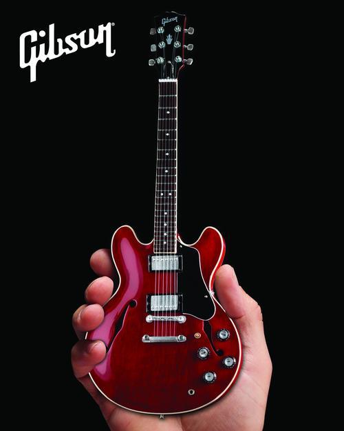 Gibson ES-335 Faded Cherry Mini Guitar Replica - Image 9