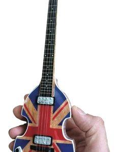 Paul Mccartney Union Jack Mini Violin Bass Replica
