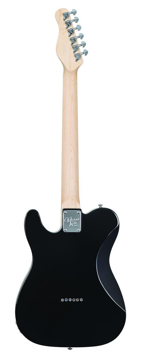 Triple 50 Gloss Black Electric Guitar - Image 3