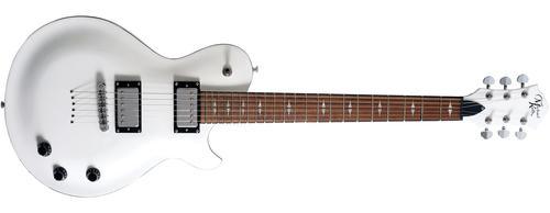 Patriot Decree Standard Gloss White Chambered Electric Guitar - Image 4