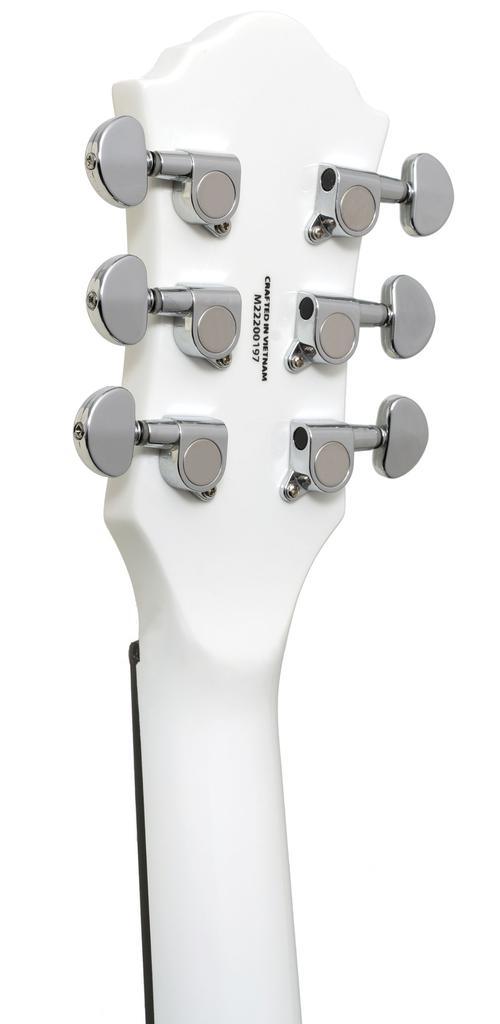 Patriot Decree Standard Gloss White Chambered Electric Guitar - Image 9