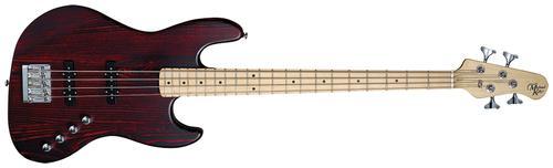 Element 4 Electric Bass – Trans-red Finish - Image 2