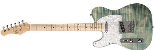 1953 Lefty Blue Jean Wash Electric Guitar - Image 2