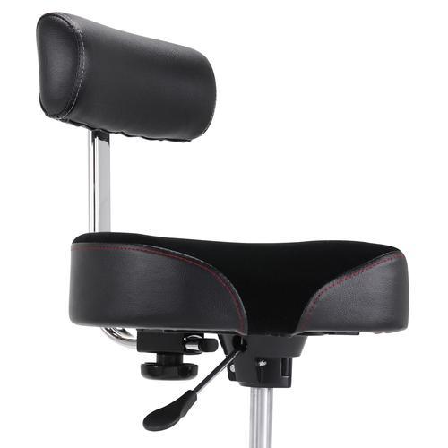Gibraltar 9808HMB 9000 Series 16“ Hydraulic Cordura Saddle Drum Throne With Backrest - Image 4