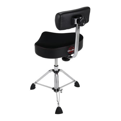 Gibraltar 9808HMB 9000 Series 16“ Hydraulic Cordura Saddle Drum Throne With Backrest - Image 5