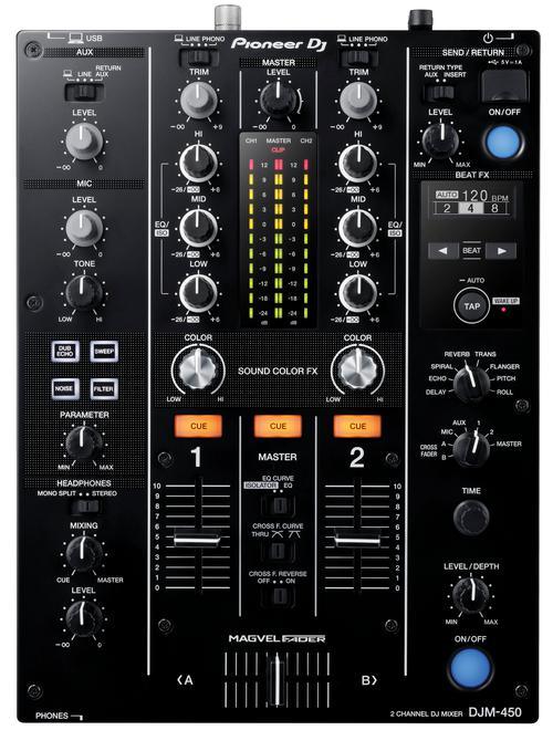 DJM-450 DJ 2-Channel Mixer - Image 2