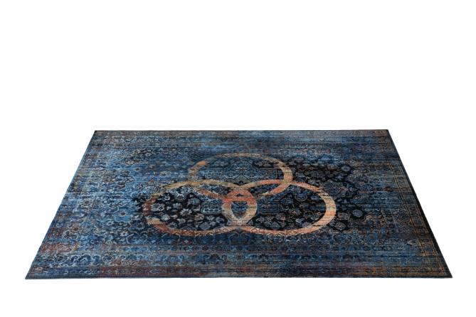 Vintage Persian Style Stage Rug