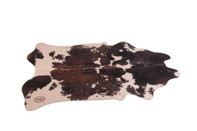 Vegan Cow Drum Rug