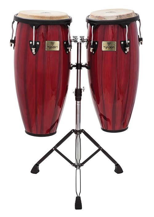 Artist Hand-painted Series Red Congas - Image 2