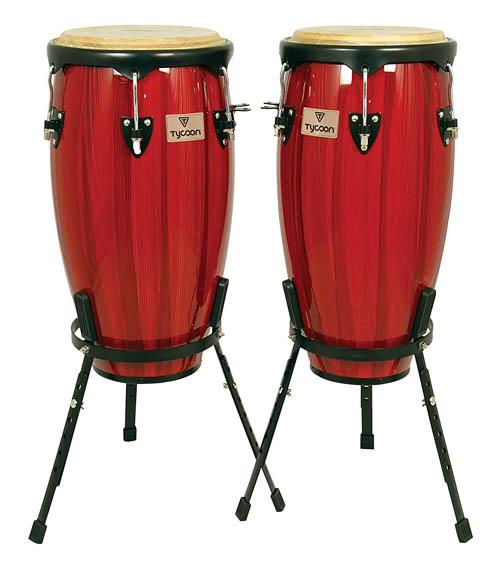 Artist Hand-painted Series Red Conga And Tumba - Image 2