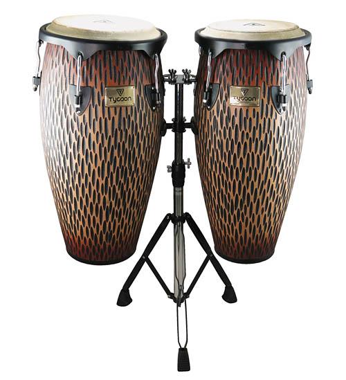 Supremo Series Select Chiseled Orange Congas - Image 2