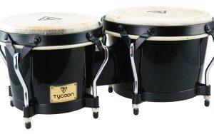 Supremo Series Black Finish Bongos