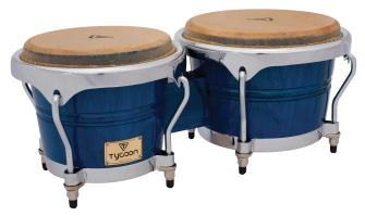Concerto Series Blue Finish Bongos