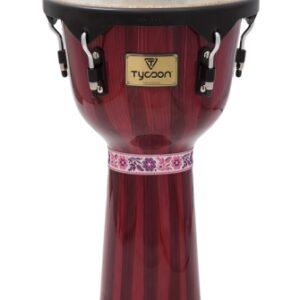 Artist Series Hand-painted Red Finish Djembe