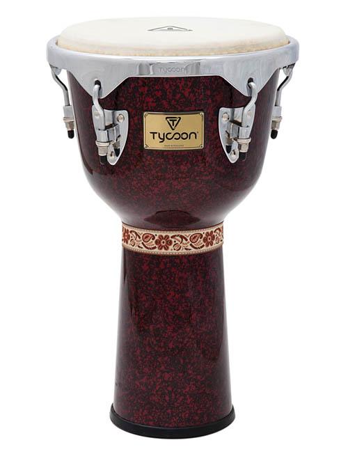 Concerto Series Red Pearl Finish Djembe - Image 2