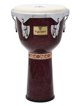Concerto Series Red Pearl Finish Djembe