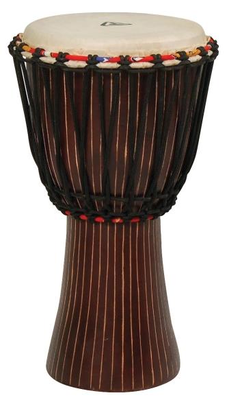 Hand-carved African Djembe – T1 Finish