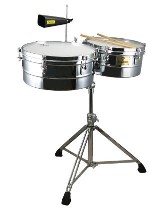 Chrome Shell Timbales