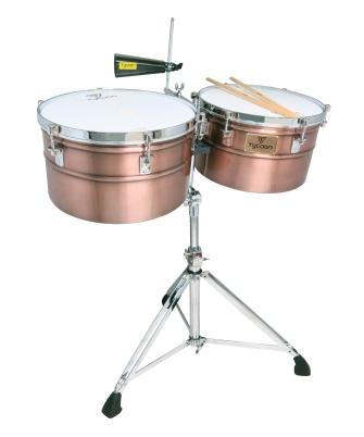 Deep-shell Antique Copper Finish Timbales