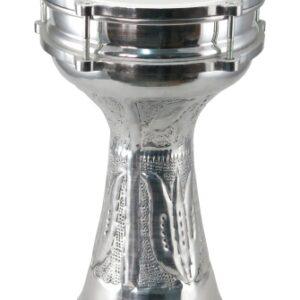 Hand-Hammered Aluminum Darbuka