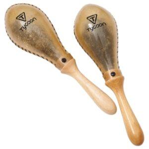 Large Oval Rawhide Maracas