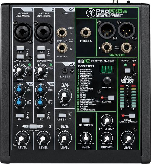 Profx6v3 6-channel Pro Effects Mixer With USB - Image 2