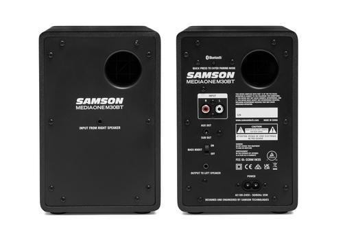 Samson Mediaone M30BT Powered Studio Speakers - Image 5