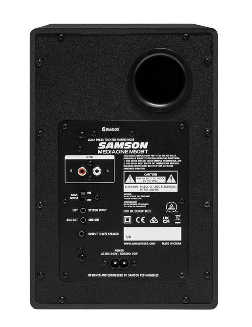 Samson Mediaone M50BT Powered Studio Monitors - Image 6