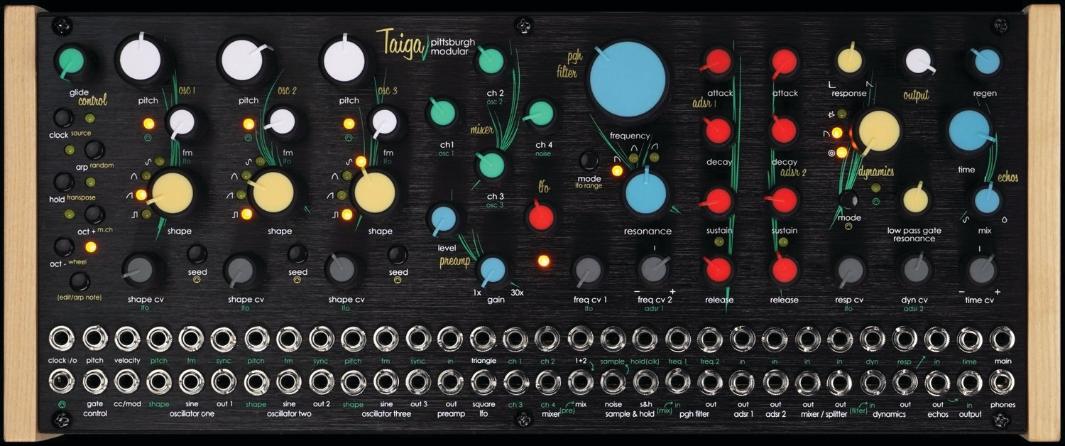 Taiga Paraphonic Modular Synthesizer