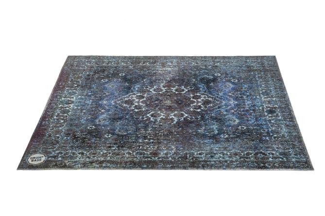Vintage Persian Style Drum Mat 6' X 5.25'