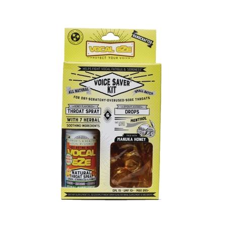 Vocal Eze Voice Saver Kit Lemon Drops & Spray