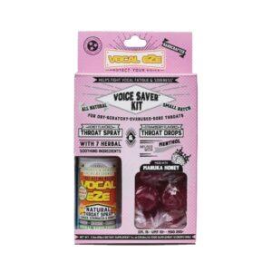 Vocal Eze Voice Saver Kit Strawberry Drops and Spray