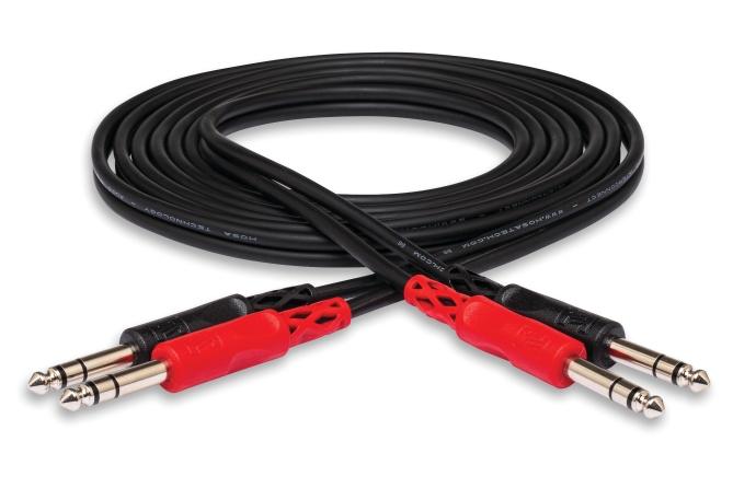 Stereo Interconnect, Dual 1/4 in. TRS to Same, 3 m