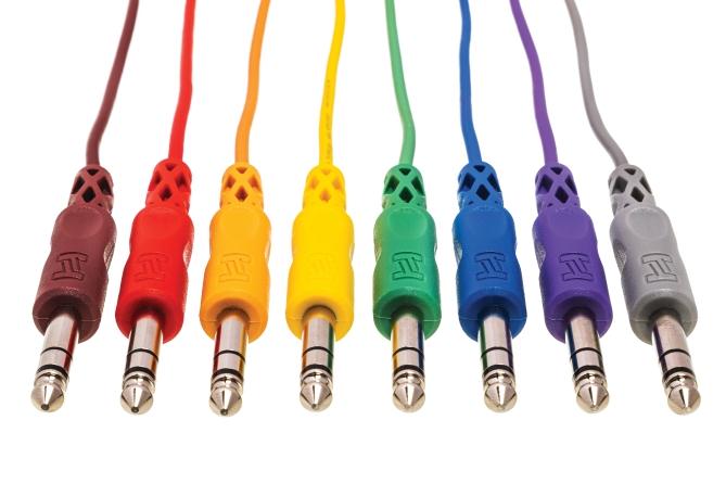 Balanced Patch Cables, 1/4 in. TRS to Same, 1.5 ft.