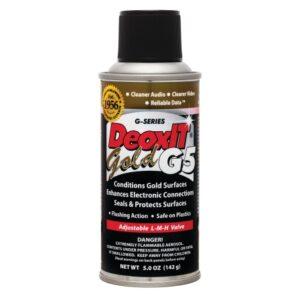 CAIG DeoxIT GOLD Contact Enhancer, 5% Spray, 5 oz