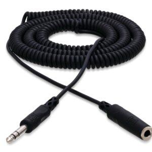 Headphone Extension Cable, 1/4 in. TRS to 1/4 in. TRS, 25 ft.